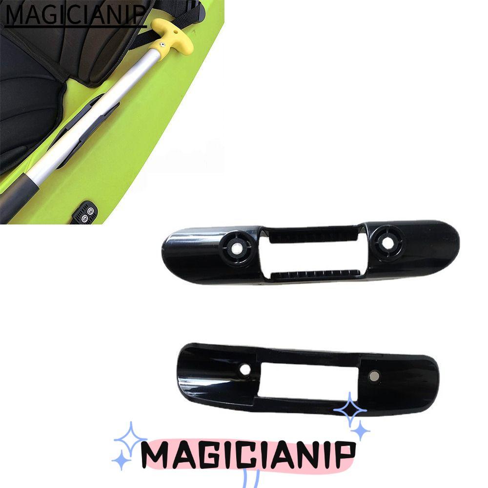 MAGICIANIP 2 ชิ้น Kayak Paddle Keeper, Kayak Canoe พลาสติก Paddle Holder, Marine Kayak Paddle Keeper