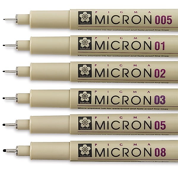 ปากกา SAKURA Pigma micron หลายขนาด รูปที่ 3