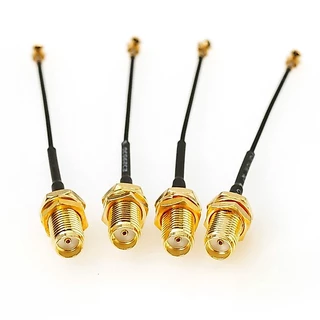 Sma สายเคเบิ้ลเชื่อมต่อ Female to uFL/u.FL/IPX/IPEX RF หรืออะแดปเตอร์เชื่อมต่อโคแอ็กซ์ RG178 Pigtail Cable 1.13 มม.