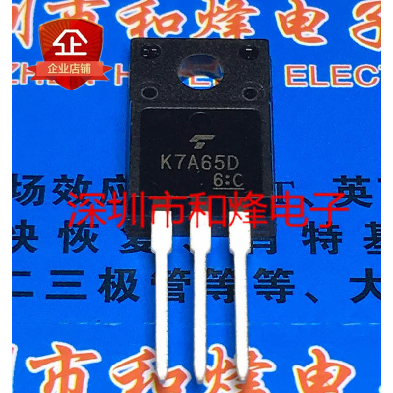 10 ชิ้น K7A65D TK7A65D TO-220F MOS 650V 7A วิทยุไตรโอด