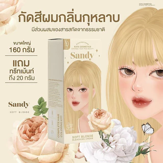 ครีมกัดสีผมหอมกลิ่นกุหลาบ KOTA SANDY 160 g สูตรออแกนิค (แถมฟรี ทรีทเม้น)