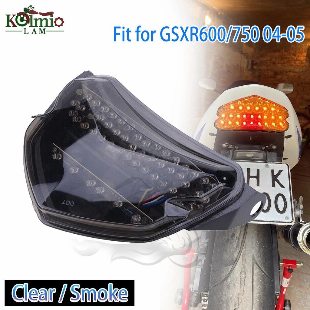 Zสำหรับ Suzuki 2004 - 2005 GSXR600 GSXR750รถจักรยานยนต์ LED เบรคเลี้ยวไฟสัญญาณ Tail GSXR 600 GSX-R 7