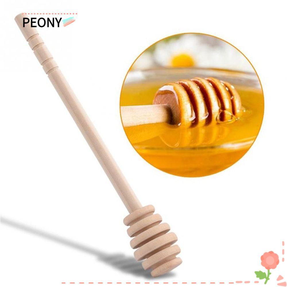 PEONYPAVILION 1/3 ชิ้นน้ําผึ้งช้อน Home Tableware Gadgets ปลอดภัยไม้ Dipper