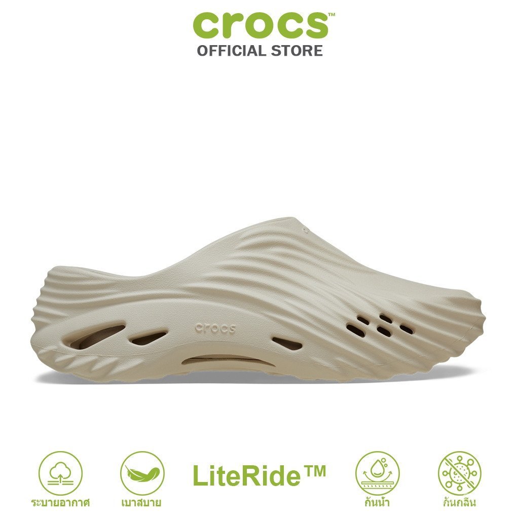 CROCS รองเท้าแตะผู้หญิง รองเท้าลําลองผู้หญิง รุ่น BAE CLOG 206302-สีแอปริคอท