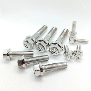 น็อตเลสหัวเหลี่ยมจี้ลาย เบอร์6(M4) , เบอร์8(M5) , เบอร์10(M6) ** ราคาต่อ 1 ตัว **