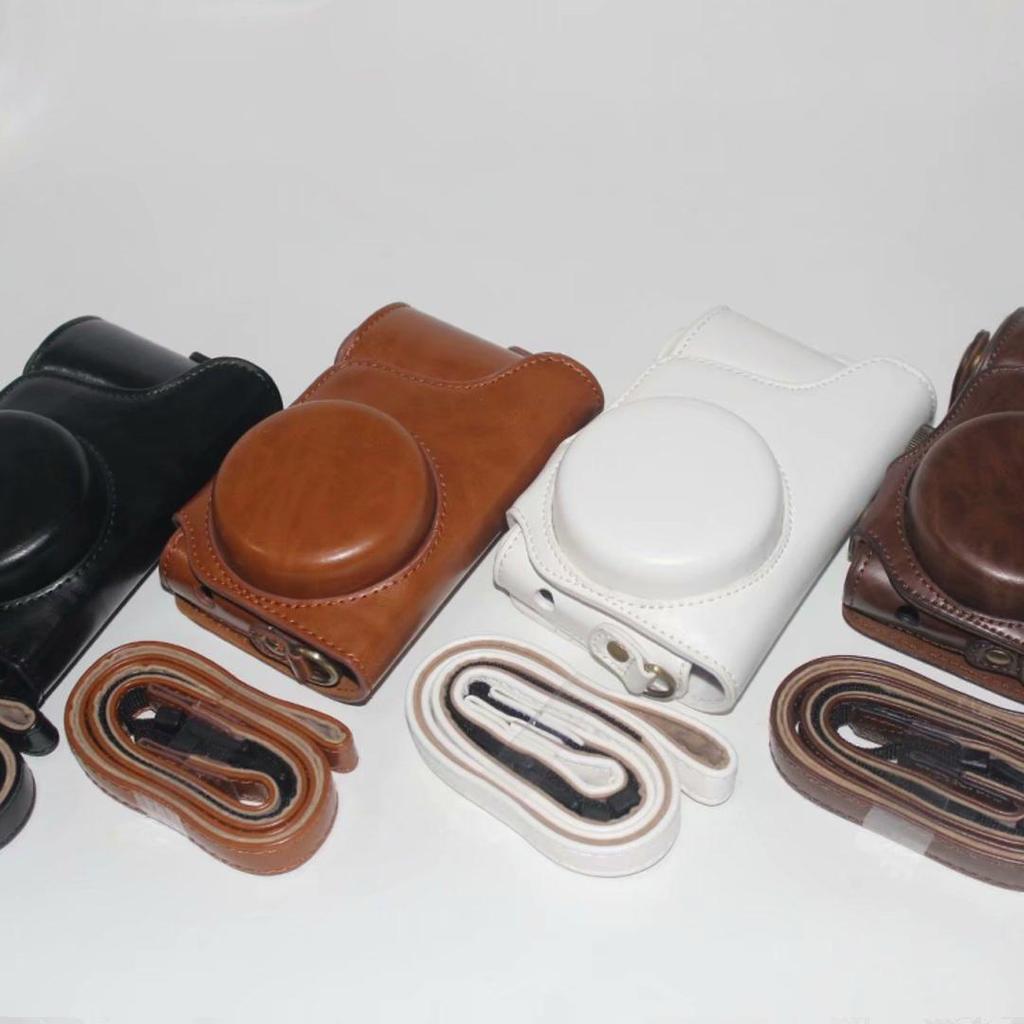 เหมาะสําหรับ Samsung GC100 เคสหนัง GC110 GC100 GC200 กระเป๋ากล้องป้องกันกรณีกระเป๋าสะพายกระเป๋ากล้อง