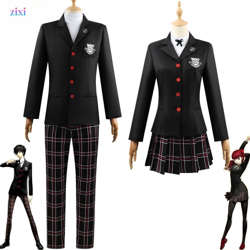 Persona 5 Honami Kaebe ชุดคอสเพลย์ ชุดนักเรียน คอสเพลย์ Ammiya Ren เครื่องแบบ JK วิทยาเขตครบชุด