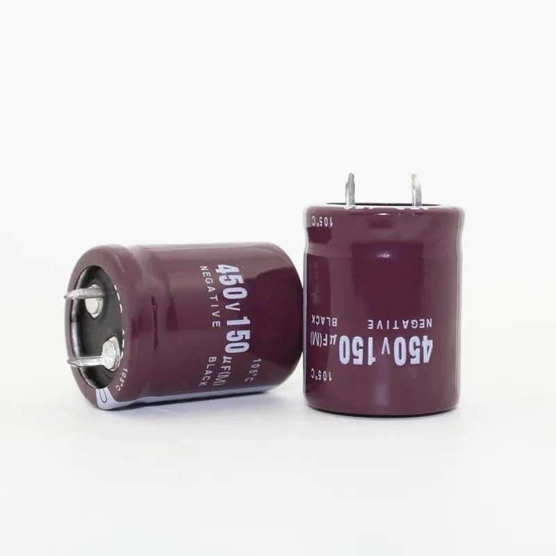 10PCS 450V150uF 25*30 มม.ตัวเก็บประจุไฟฟ้า 150UF 450V
