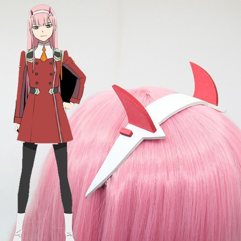 อุปกรณ์ประกอบฉากผ้าโพกศีรษะรุ่นที่เรียบง่ายที่รักinthefranxxzerotwo02cosplay9eva ทีมชาติ