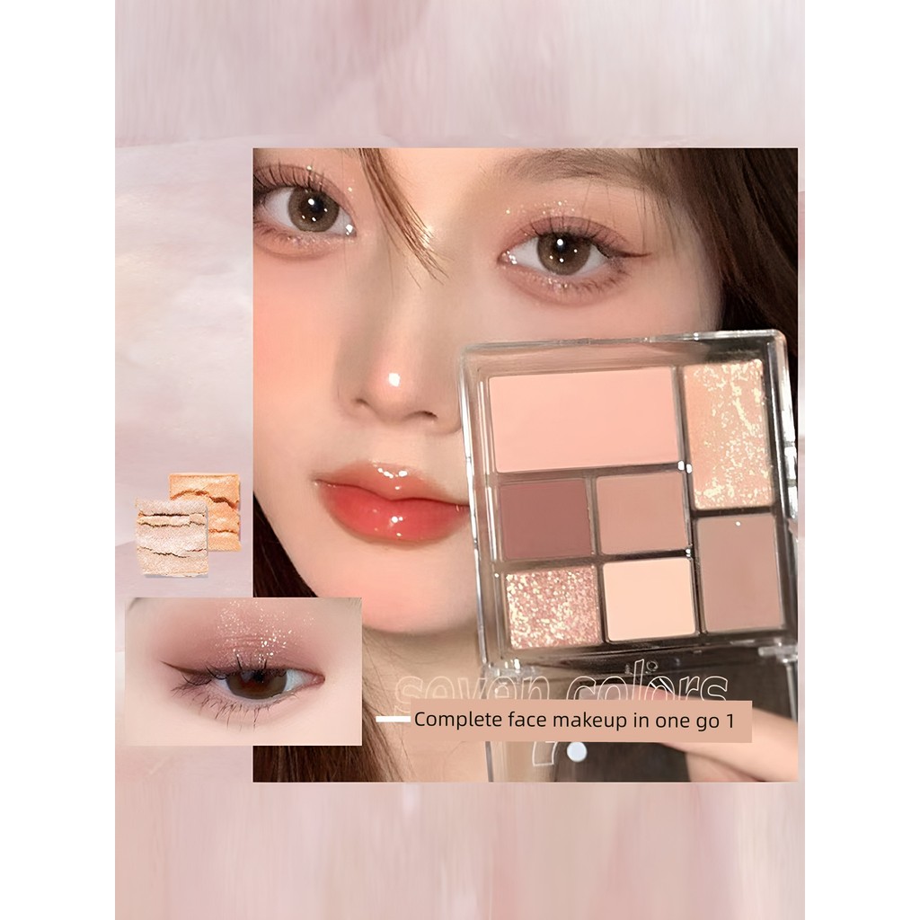 คอนทัวร์หน้า contour Matte Daily Makeup Nose Shadow Shadow Eyeshadow Palette Pearlescent Brightening
