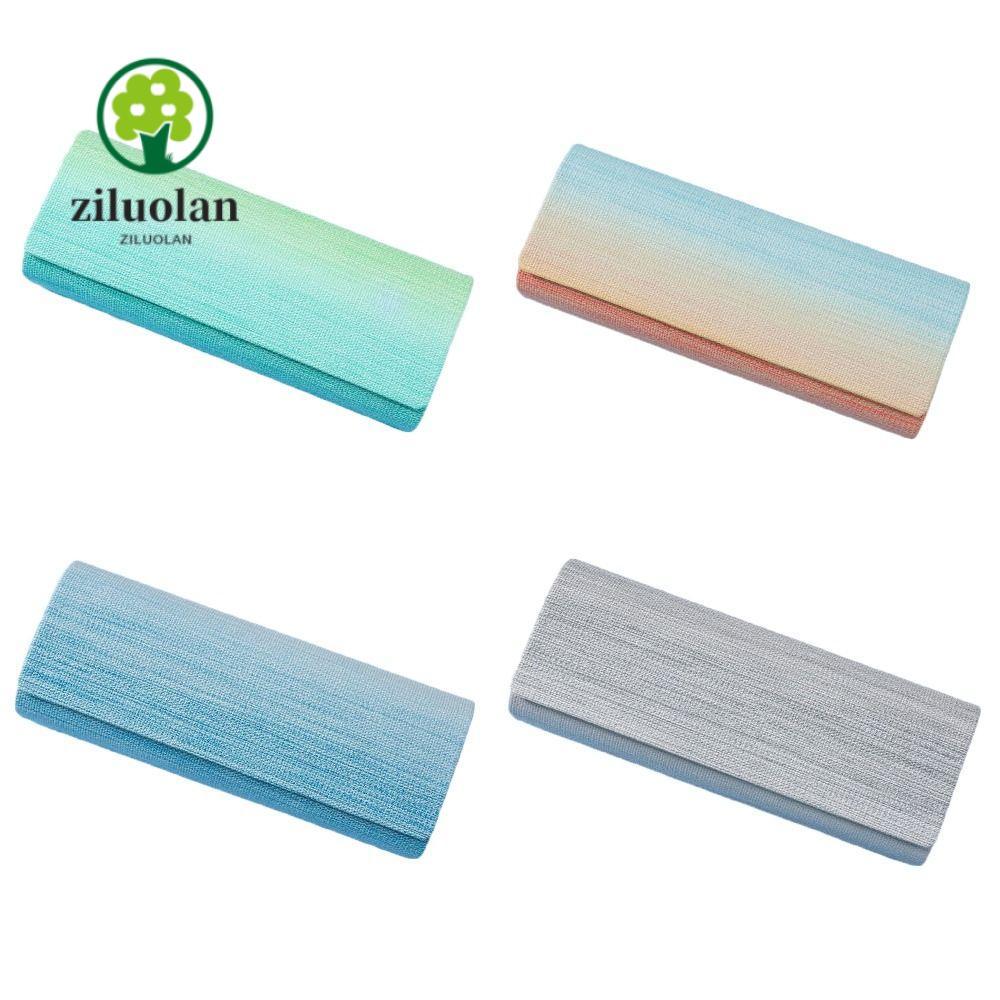 ZILUOLAN Spectacle , Metal PU Leather Glasses Box, Portable Rainbow Glasses Men