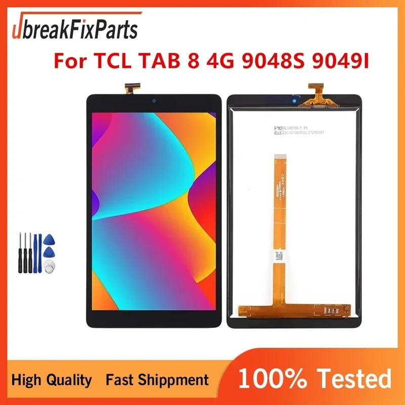 สําหรับ TCL TAB 8 4G 9048S 9048 แท็บเล็ตจอแสดงผล LCD หน้าจอสัมผัสแผง Digitizer Assembly สําหรับ TCL 
