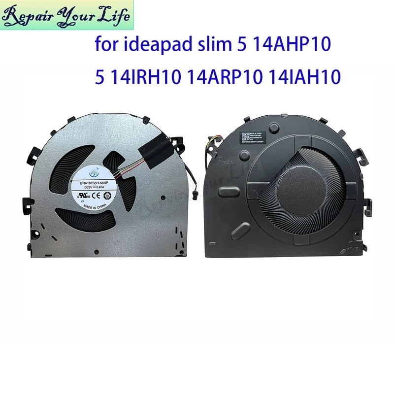 พัดลมระบายความร้อน CPU สําหรับ Lenovo IdeaPad Slim 5 14AHP10 14IAH10 14AKP10 14ARP10 14IRH10R หม้อน้