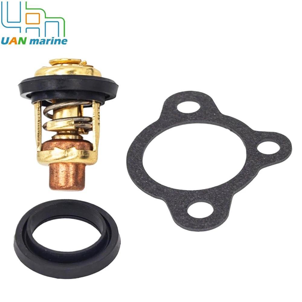 UM 6G8-12411 66M-12411-00  60℃ 140℉ Thermostat w/ Gasket 6G8-12414-A0 for Yamaha 4 Stroke 6 8 9.9 15