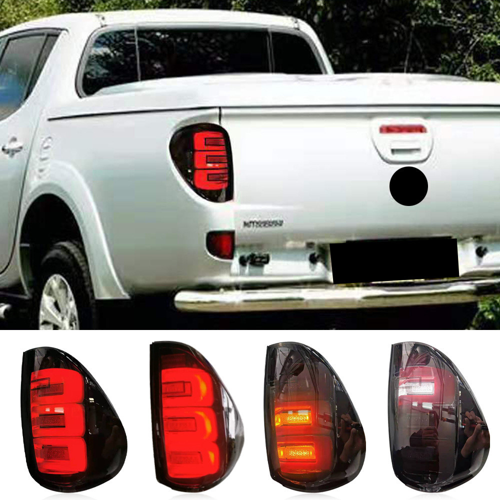 เหมาะสําหรับ Mitsubishi 05-14 Triton ไฟท้ายประกอบ L200LED ไฟเบรคไฟเลี้ยว NX6Y