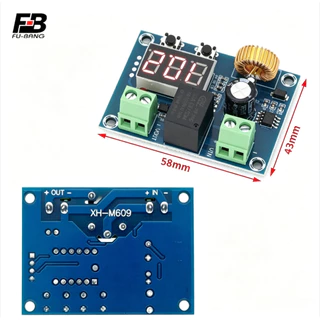 XH-M609 โมดูลควบคุมการชาร์จแบตเตอรี่ 6-60V แบตเตอรี่ขนาด 12V 24V 36V