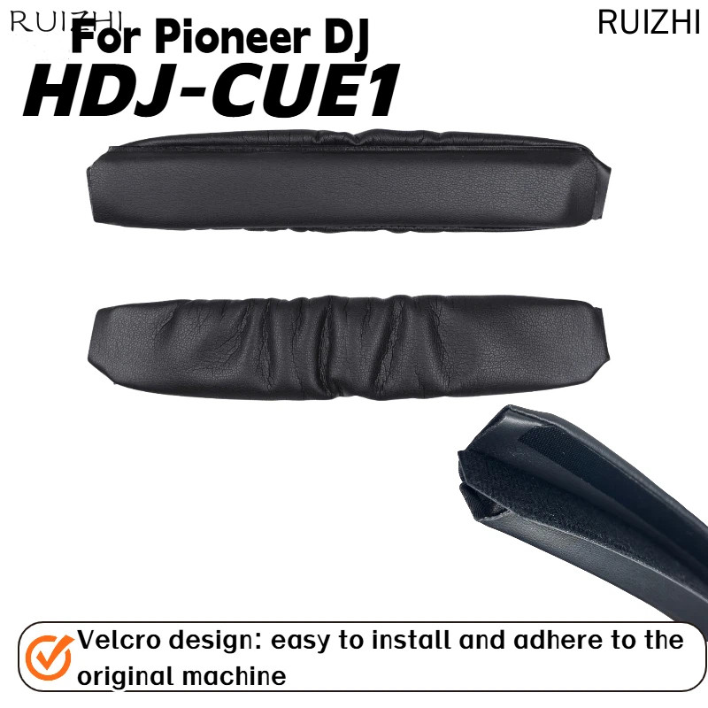 เปลี่ยนน้ําแข็งเจลตาข่ายแผ่นรองหูฟังเบาะแผ่นรองหูฟัง Velcro หัว beam pad สําหรับ Pioneer DJ HDJ CUE1 ชุดหูฟังอะไหล่ซ่อม
