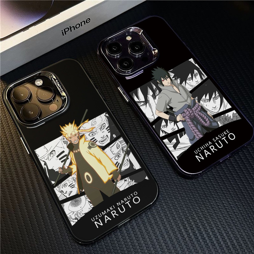 เคสไอโฟนiPhone 17 Pro Maxนารูโตะและซาสึเกะ iPhone 17 Pro Max 16 15 11 7plus 14 12 13 7 8 Plus XR XS