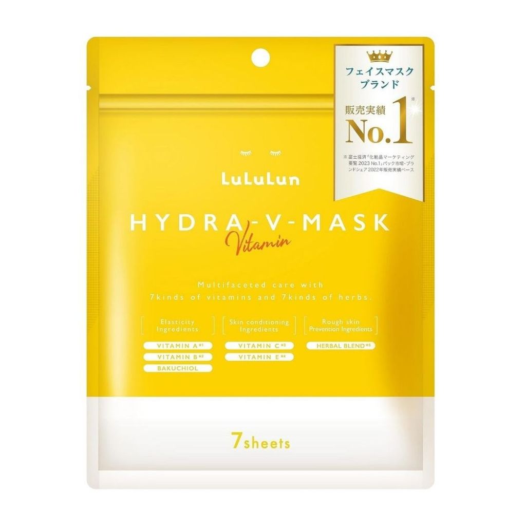 ลูลูลูน แผ่นมาสก์หน้าไฮดราวี LuLuLun Hydra V Mask 7Sheet