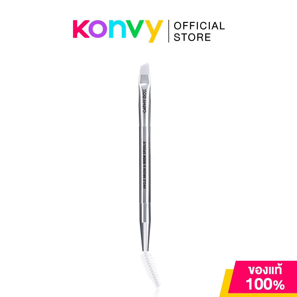 Cathy Doll x Maeng Angle Brush & Brow Spoolie 1pc แปรงเขียนคิ้วแบบ 2 หัว เคที่ดอลล์.