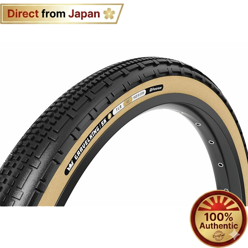 Panaracer Gravelking SK R 700x40C Tubeless Ready Amber【Direct from Japan】