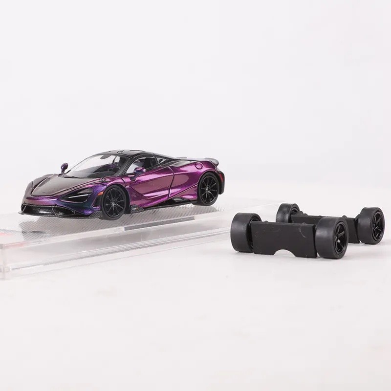 CM MODEL 1: 64 Mclaren Mclaren 765LT British Supercar โมเดลรถจําลองโลหะผสม * 30725