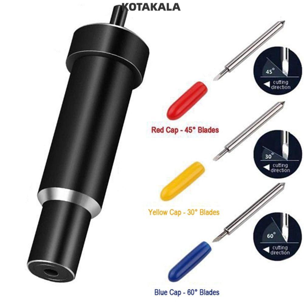 KETAKALA ใบมีดตัดลึก, เปลี่ยนใบมีดพล็อตเตอร์เรียบ, โลหะ 30 45 60 องศาใบมีดสําหรับ Cricut Explore 3/A