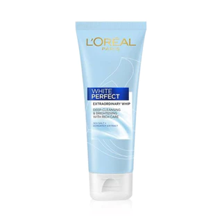 Loreal Paris Aura Perfect Extraordinary Whip 100ml สกินแคร์ คลีนซิ่ง โฟม & เจลล้างหน้า.