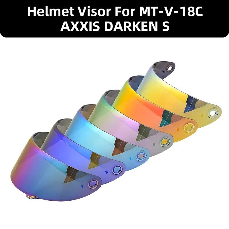 สําหรับ MT V-18C AXXIS Draken S หมวกกันน็อครถจักรยานยนต์ Visor Shield เลนส์เปลี่ยน Visor Visera C