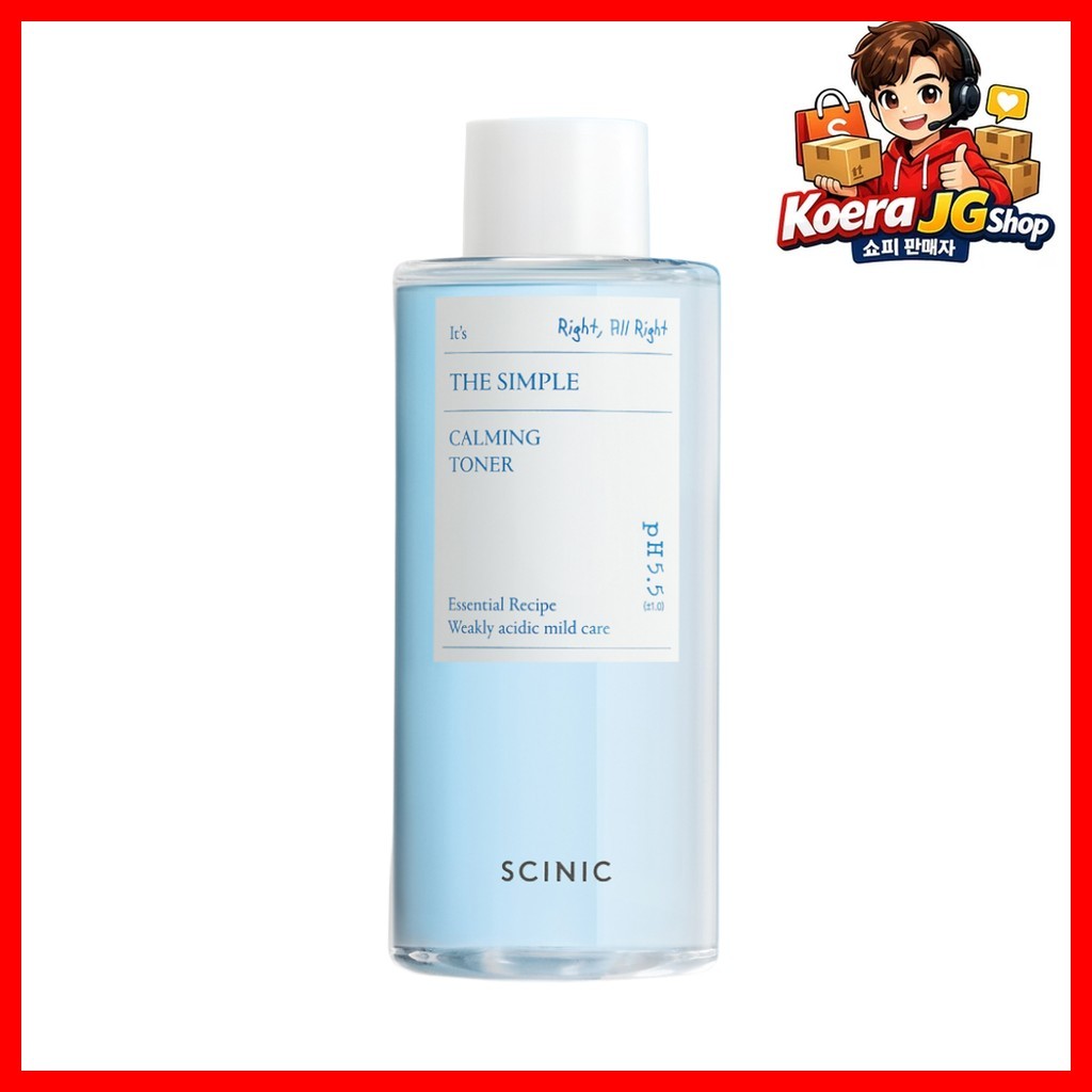 [วิทยาศาสตร์] The Simple Calming Toner, 300ml, 1pc / Korean Toner / Skin Moisture / ของแท้ 100% โดย 