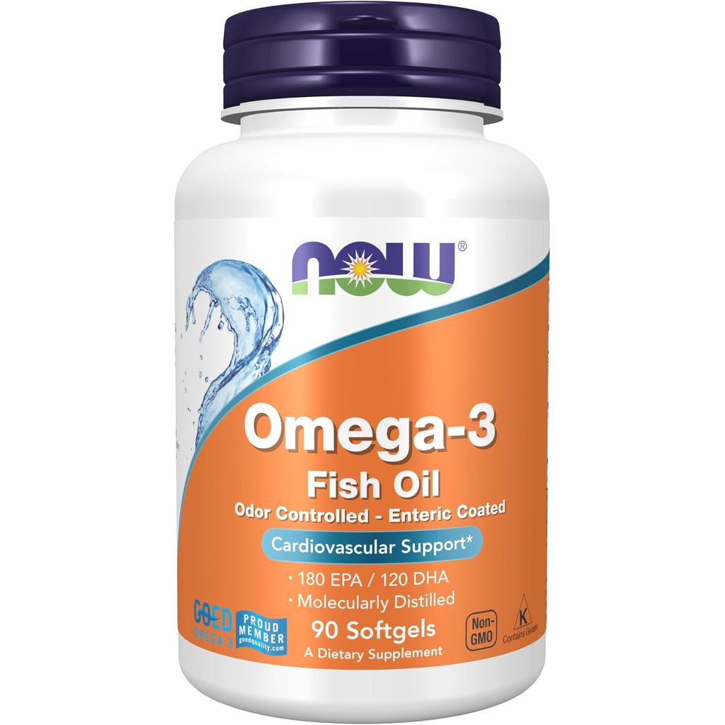 NOW Omega-3,90 ซอฟท์เจล