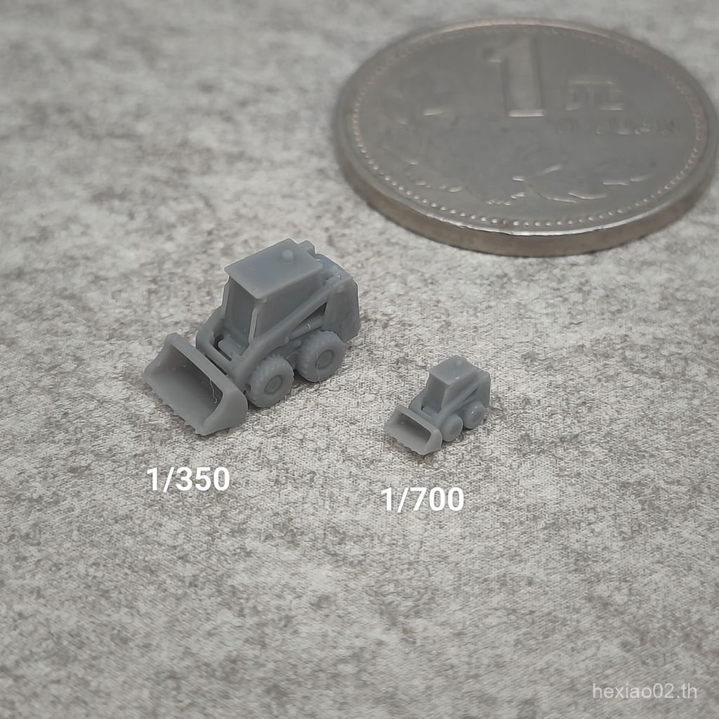 Lynx รถตักเลื่อนเรซิ่นสีขาวรุ่น 1/350/700 ถัง Chariot Miniature รุ่น TK065 GGNA