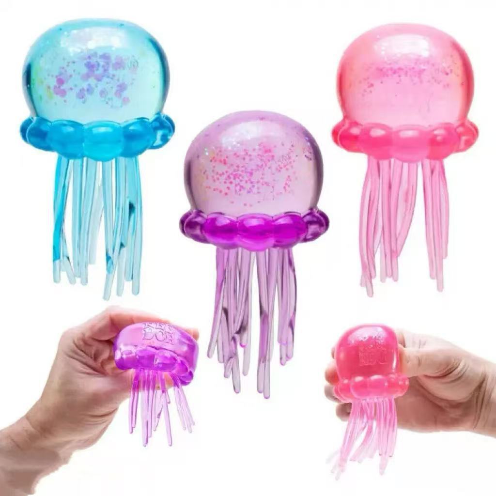 แมงกะพรุน Octopus Pinch Pinch เพลง TPR ยางนุ่ม Decompression Handy เครื่องมือ Pinch Pinch เพลงแมงกะพ