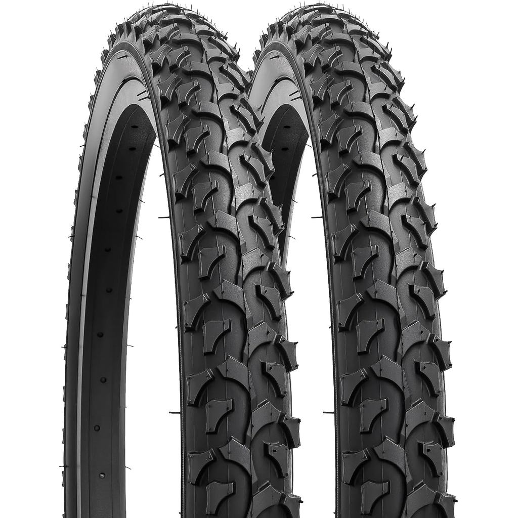YUNSCM 2 PCS 20" ยางรถจักรยาน 20x1.75/47-406 ใช้งานร่วมกับ 20 x 1.75 20X1.75 จักรยานเสือหมอบยางจักรย