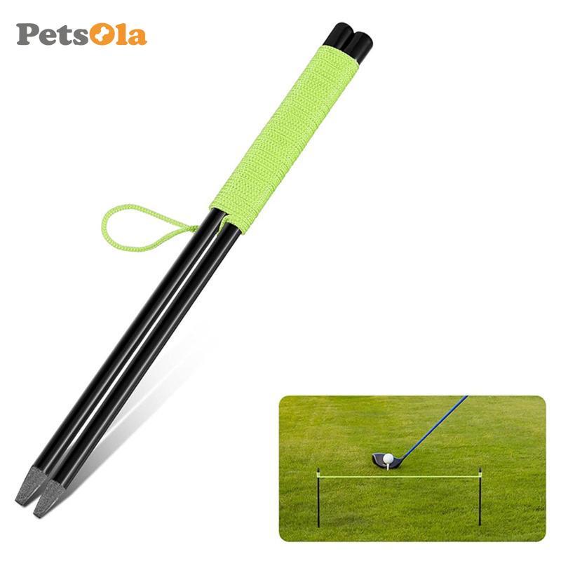 [PETSOLA] อุปกรณ์ฝึกซ้อมกอล์ฟ Swing Direction String Line Aid สําหรับฝึกซ้อมเครือข่ายกอล์ฟในร่มหรือก