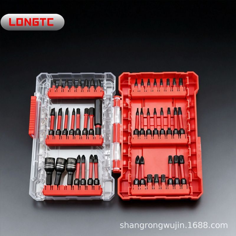 ชุดดอกไขควง Shangrong Cross, Torx, Hex, Flathead, Phillips, ดอกไขควงไฟฟ้าแบบก้านยาว