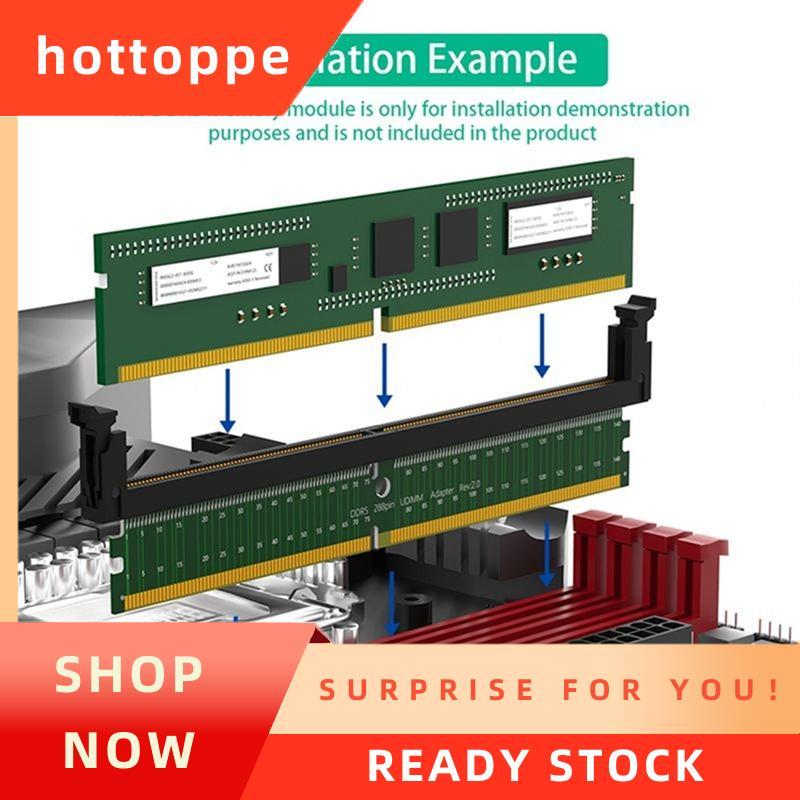 อะแดปเตอร์ U-Dimm 288pin DDR5 U-Dimm 288pin DDR5 U-DIMM 288Pin การ์ดหน่วยความจําพร้อมบอร์ดขยายสั้น