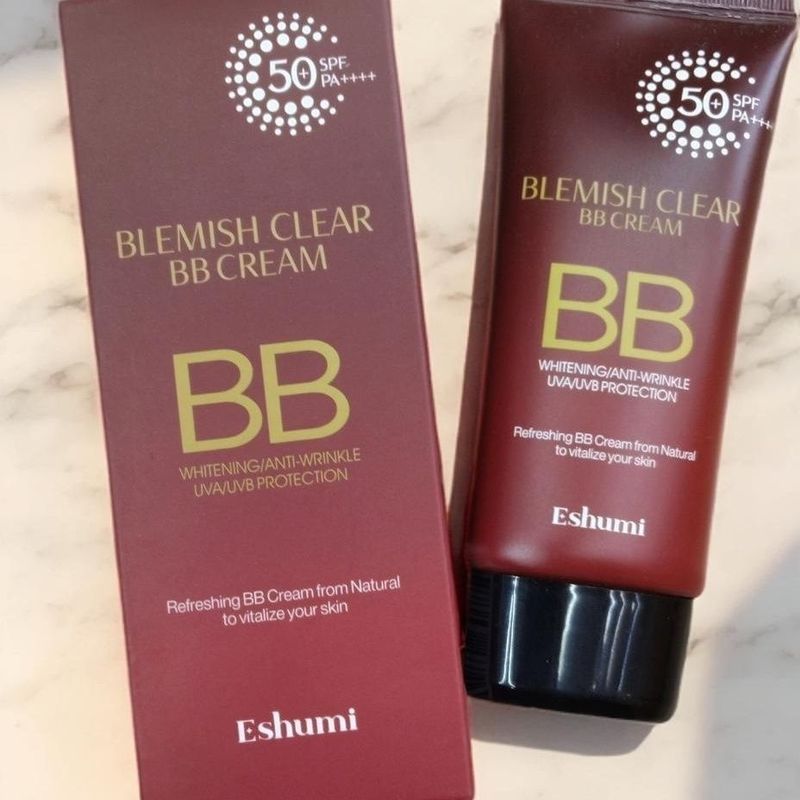เกาหลีเกาหลีESHUMI ESHUMI Clear Brightening BB Cream SPF50+PA++++ 50ml Moisturizing Firming คอนซีลเล