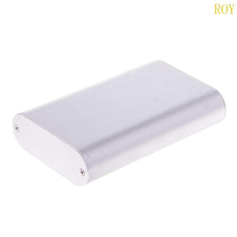 ROY DIY อลูมิเนียมสําหรับกรณีโครงการอิเล็กทรอนิกส์ PCB กล่องเครื่องมือ 110x70x24 มม.