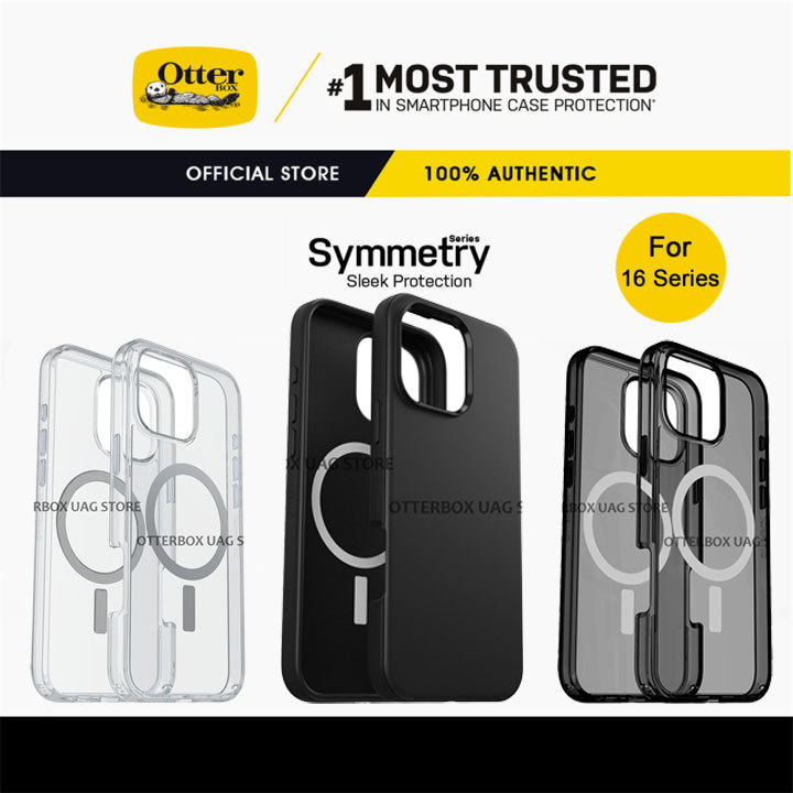 OtterBox Symmetry พร้อม Magnetic Series สําหรับ iPhone 16 17 Pro Max / 17 Air / 15 14 Pro Max / 15 14 Pro / 13 12 Pro Max / 14 15 16 Plus เคสโทรศัพท์