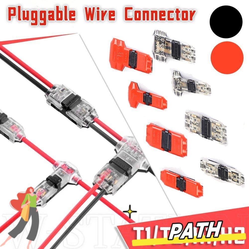 PATH 1 ชิ้นสายไฟ Crimp, สําหรับสายไฟ 8-22AWG Pluggable Wire Connector, กันน้ํารถเชื่อมต่อสายเชื่อมต่