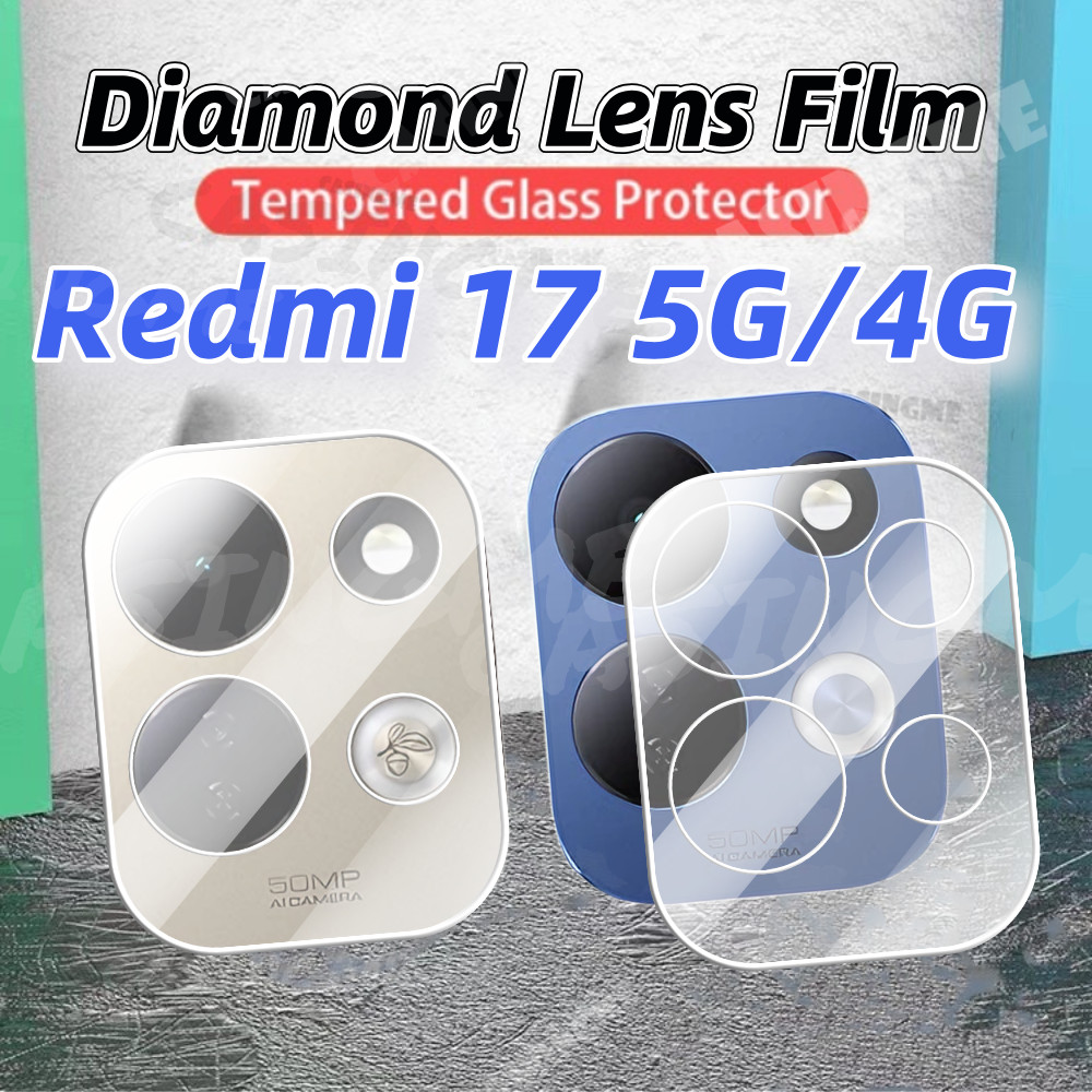 Redmi 17 5G 4G 2026 3Dกล้องเลนส์ProtectorสําหรับRedmi 17 Note 17 Redmi17 17Redmi 17C Note17 Pro 4G 5G 2026 Clearกระจกนิรภัยโปร่งใสกล้องด้านหลังป้องกัน