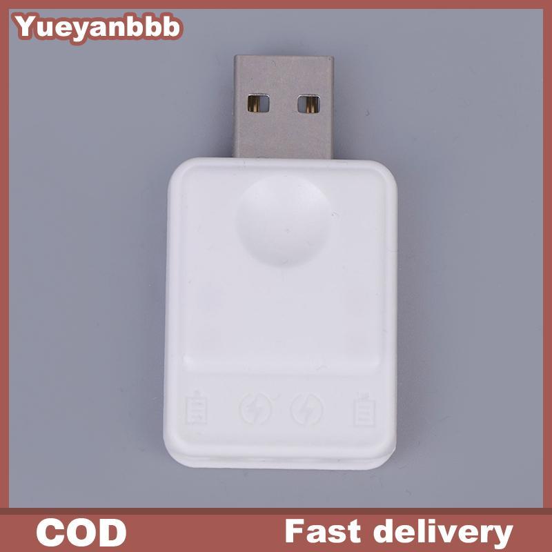 Ybth CR425 เครื่องชาร์จแบตเตอรี่ไฟฟ้าตกปลาลอยชาร์จ CR425 แบตเตอรี่เครื่องชาร์จ USB 2 รูอะแดปเตอร์ชาร