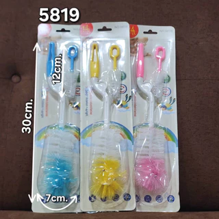 ชุดแปรงล้างขวดนม แปรงล้างขวดแบบหมุนได้ แปรงล้างขวดนม