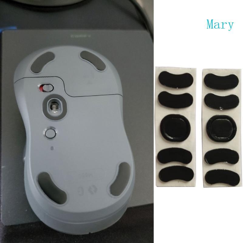 Mary 2Sets Mouse Skates Glides Feet Pads Mouse Feet Sticker for M650 M750 Mouse Rounded Curved Edges