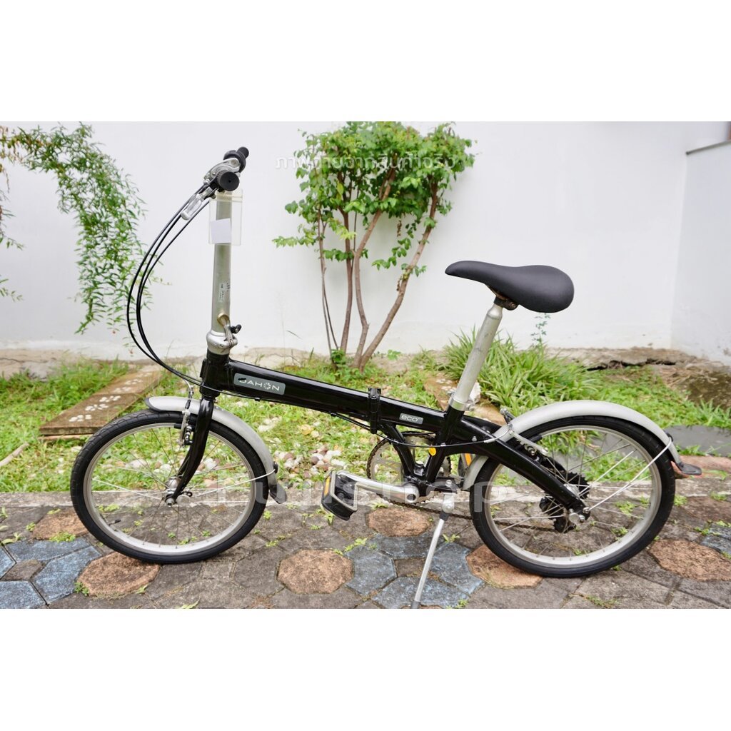 จักรยานพับได้ญี่ปุ่น - ล้อ 20 นิ้ว - เกียร์ 7 สปีด - อลูมิเนียม - Dahon Eco C7 - สีดำ [จักรยานมือสอง