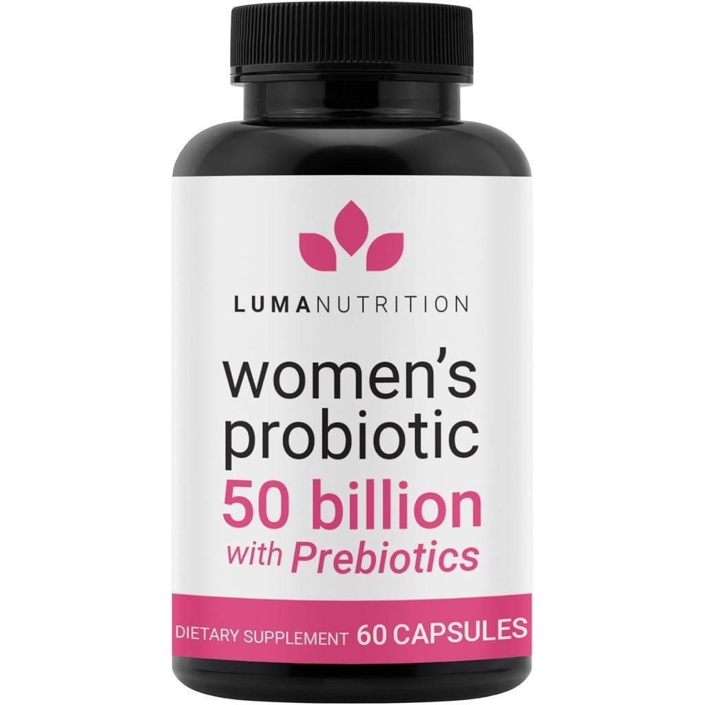 LumaNutrition โปรไบโอติกสตรีมีพรีไบโอติก-50100 ล้านหน่วยแบคทีเรีย - ส่งเสริมการกินสุขภาพImmunity and