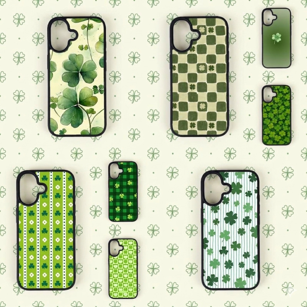 เคสโทรศัพท์มือถือสำหรับ iPhone 11 11Pro 11Promax ลายใบโคลเวอร์-1