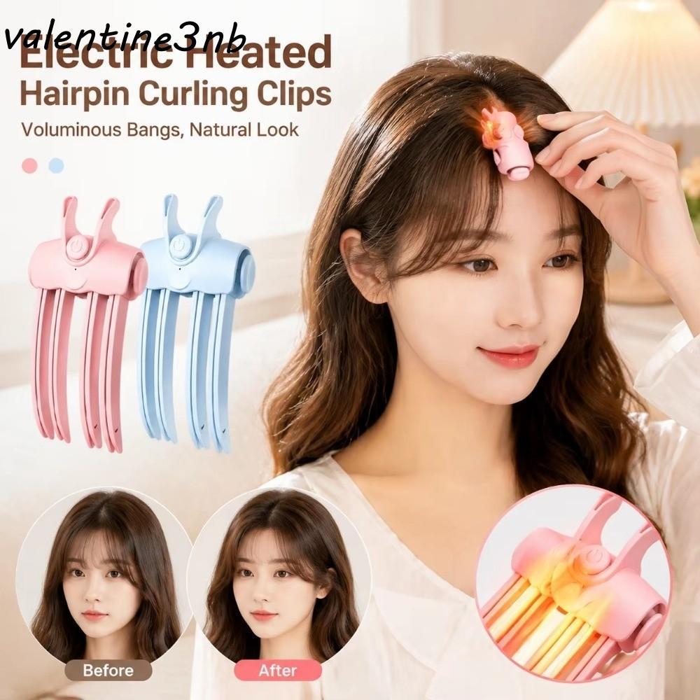 GIZMO คลิปดัดผมปุย, เครื่องทําความร้อนไฟฟ้าปุยรากผม Volumizer, Crown Volume ลื่นทนทานแบบพกพา Volume Bangs คลิปใช้ทุกวัน