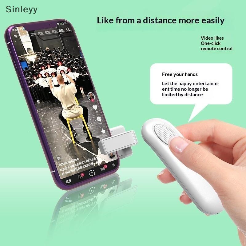 NLE แบบพกพาหน้า Turner Remote Clier 55mAh Mini Wireless Controller สําหรับ Scrolling eBook อ่านสดสตร